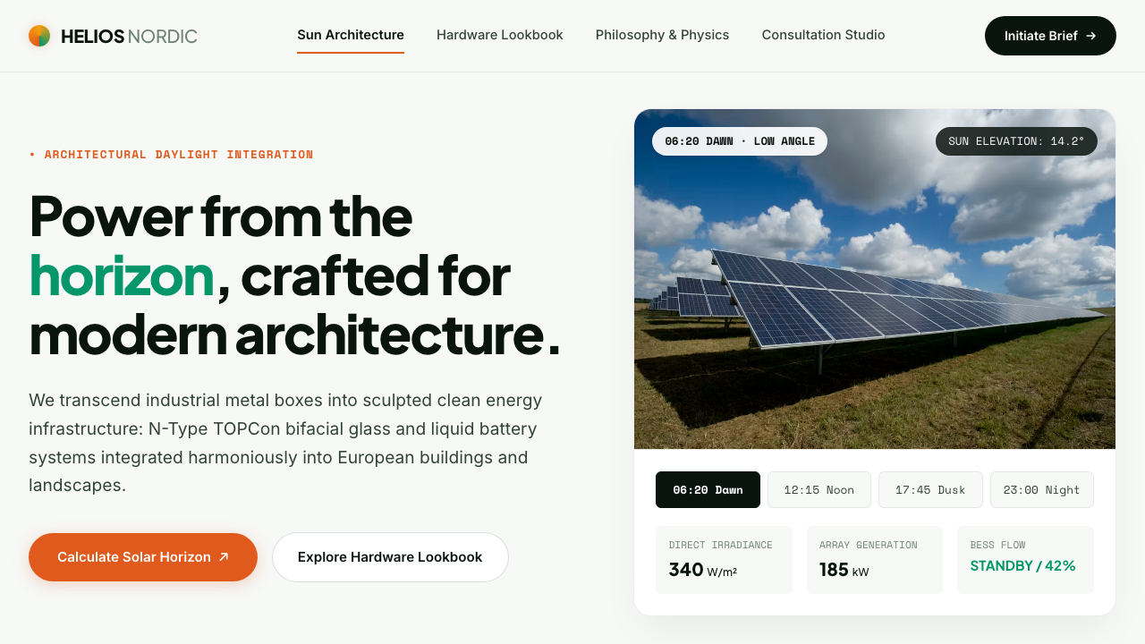 HELIOS Nordic Clean Power